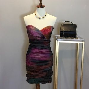 Nicole Miller Strapless Sheath Dress